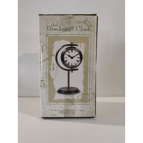 New View The Dorchester Clock 8.5'' Desk Clock With Base Features Quartz - Picture 5 of 16